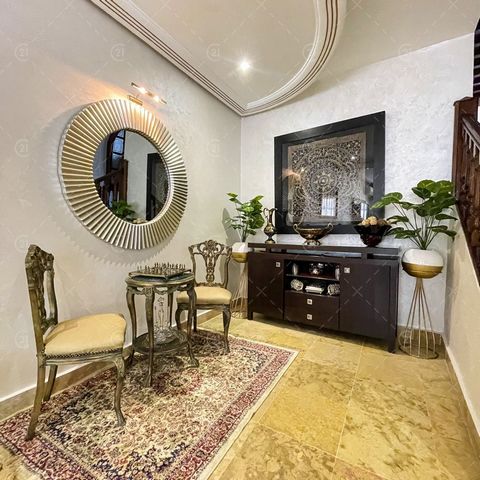 Century 21 Tangier puts at the disposal of its client this sunny and fully furnished apartment, with a generous area of 190m2, located in the prestigious Spanish quarter of Tangier, on the 7th floor of a building with only one apartment per floor, of...
