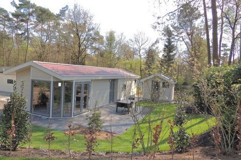 The location of this beautiful chalet offers the best of both worlds. It's close to the entrance of this spacious holiday park across the road from a large forest, but as soon as you leave the garden, you can jump into the swimming pool or enjoy a bi...