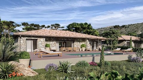 Off market - Exclusive right - Located 10 minutes from the beach and 5 minutes from the shops, 'A Liccia' is a modern sheepfold with all comforts. On one level, the 135 sqm villa offers 4 bedrooms including a master, 3 shower rooms, a living room wit...