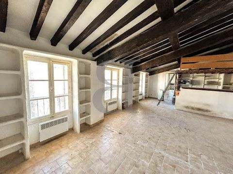 L'ISLE-SUR-LA-SORGUE - EXCLUSIVITY In this former mansion dating from the end of the fifteenth century, in the city centre of L'Isle-sur-la-Sorgue. Come and discover this apartment to renovate with a room and a cellar. The latter, located on the 3rd ...