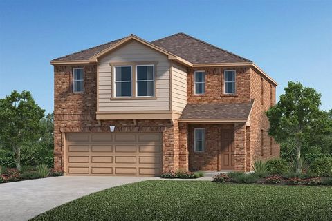 KB HOME NEW CONSTRUCTION - Welcome home to 21234 Gulf Front Drive located in Marvida and zoned to Cypress-Fairbanks ISD! This floor plan features 4 bedrooms, 2 full baths, 1 half and an attached 2-car garage. Additional features include stainless ste...