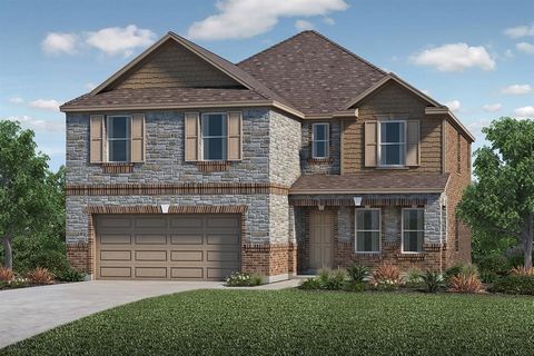 KB HOME NEW CONSTRUCTION - Welcome home to 21114 Kanaka Drive located in Marvida and zoned to Cypress-Fairbanks ISD! This floor plan features 4 bedrooms, 2 full baths, 1 half bath and an attached 2-car garage. Additional features include stainless st...
