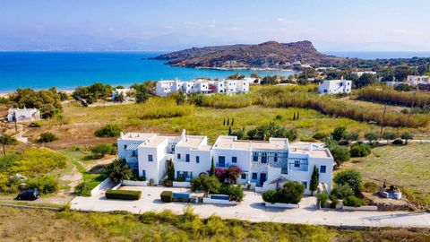 Molos Beach Villa No. 4.01 is a stunning property filled with natural light and offering breathtaking views of the Aegean Sea. Nestled within a traditional ‘Kyklades’ style development in the charming fishing village of Molos, this villa provides dir...