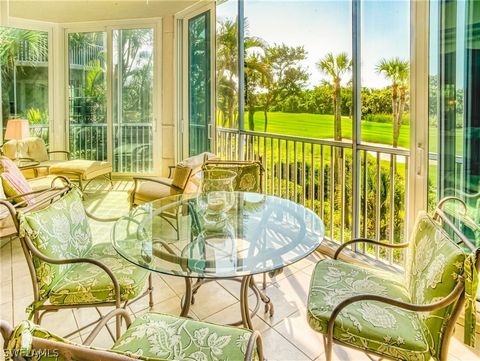 An exceptional offering at the Heron II, located on the south side of the building allowing for ample natural light and long views across the 9th fairway to preserve. The entire unit features impact resistant glass windows extending to an enclosed la...