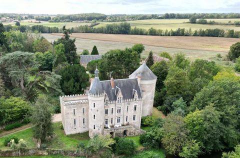 This outstanding chateau, overlooking an idyllic river setting with stunning countryside views, is steeped in history and dates back to the 12th century. Its secluded and peaceful location, nestled within the protected regional nature park of la Bren...