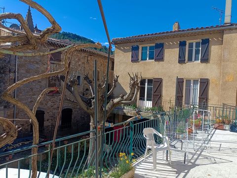 EUREKA IMMOBILIER offers you this family property, a magnificent real estate complex located in the heart of a thousand-year-old village at the gates of the Haute Vallée de l'Aude and its detached garden of 565m2. It is composed as follows: -Main str...