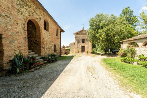 This beautiful rural village is located in the Chianti hills not far from the city of Siena, a few minutes by car from the village of Castelnuovo Berardenga. The buildings extend for about 1600 sqm (of which about half are residential) and consist of...