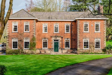Fairhurst Hall is a Georgian-style, Grade II listed country house, set within six acres of tranquil parkland gardens and private woodland, with a long, gated driveway, plus outbuildings including a detached one-bedroom guest suite, detached triple ga...