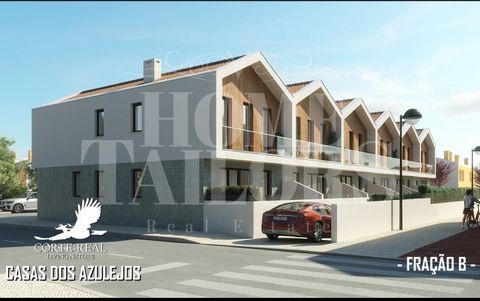 Fracción B Tipología de casa adosada T4, integrada en un condominio de 6 fracciones, en fase inicial de construcción, con finalización prevista para finales de 2025, ubicada en Corte-Real Living Nature, en Sarilhos Pequenos, Moita. La zona residencia...