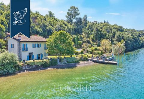 In Siviano, the medieval capital of Monte Isola, the highest lake island in Europe, which is listed among the most beautiful villages in Italy, this splendid villa is for sale in an exclusive lakefront position facing the Bergamo shore of Lake Iseo. ...