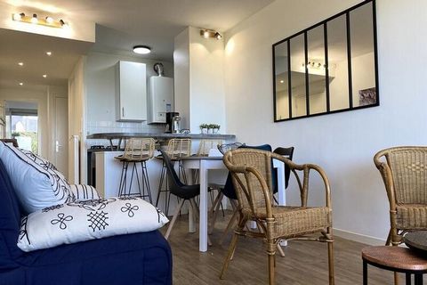 This charming holiday home offers comfortable accommodation for up to 4 guests. The property includes a double bedroom with a 140 cm bed and a second bedroom with two 90 cm beds, both equipped with ample storage space. Pets are allowed upon request, ...