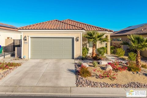 Welcome to luxury living at Del Webb Rancho Mirage's 55+ community. Nestled in phase 6, this upgraded Expedition Model Home offers a truly exceptional living experience. Step into this stunning one-level home built in 2023 and be greeted by 10-foot c...