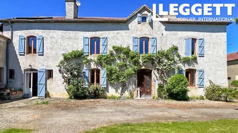 A34269SAT65 - Located in a serene village not far from Maubourguet, this historic 1778 manor house offers an incredible opportunity for those seeking a project or a spacious family home. Boasting 5 bedrooms, 3 bathrooms, and 2 reception rooms, it pro...