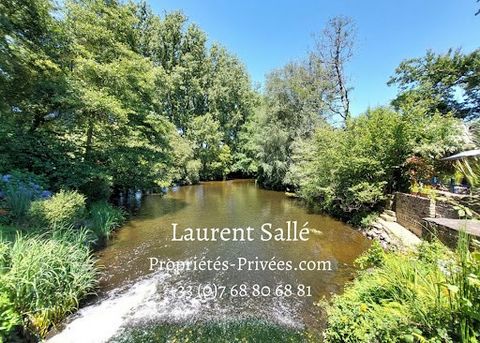 QUESTEMBERT 56230: There are magical places that reinvent serenity, such as this nineteenth century mill tastefully renovated, combining the charm of the old with modern comfort. Bordered by its river in a fauna and flora protection zone will delight...