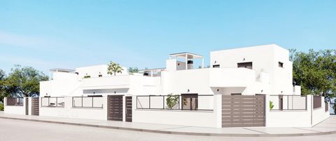 Modern style semi-detached villa with solarium with 2 bedrooms and 2-3 bathrooms.These exclusive homes are designed with stylish and functional interiors, fully fitted kitchens with appliances included. The bathrooms feature a washbasin cabinet and l...