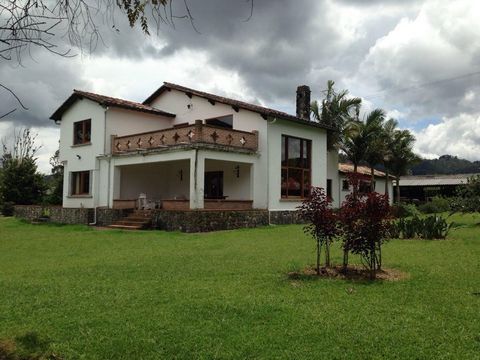 Finca à vendre à La Ceja (route vers la municipalité de La Unión) à 8 2,5 km du parc principal ... $. Superficie : 2 600 mts² (construit 375 mts²). Strates :5. Administration : 740 000 $. Impôt foncier : 1 370 000 $. trimestriel. 3 chambres avec sall...