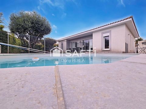 Villa 100 m2, piscine, jardin et garage