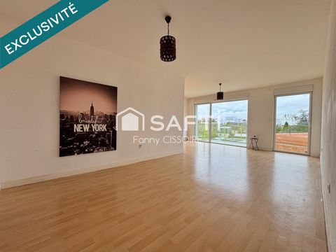 Grand T3 à Doulon dernier étage avec balcon et parking