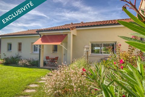 Maison contemporaine haut de gamme de 120m2 et jardin paysagé de 1100m2.