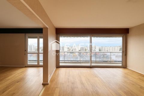 T3 traversant avec loggia et proche commodités