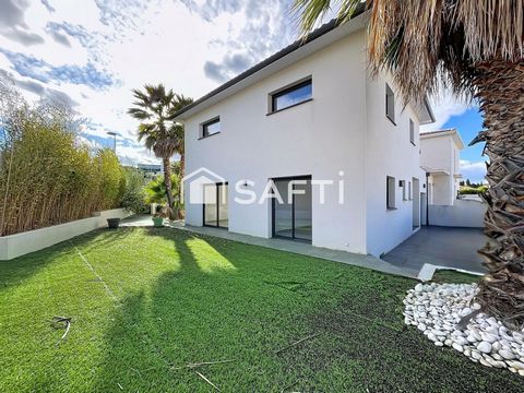 Coup de coeur, villa d'architecte de 154 m2.