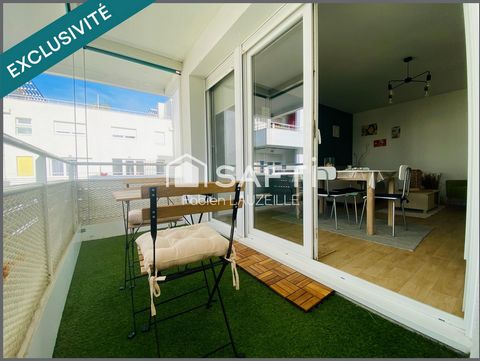 CAUDERAN LIMITE MÉRIGNAC / T2 LUMINEUX / RÉSIDENCE VERDOYANTE 2006 / BALCON / 1 PLACE DE PARKING EN SOUS SOL.