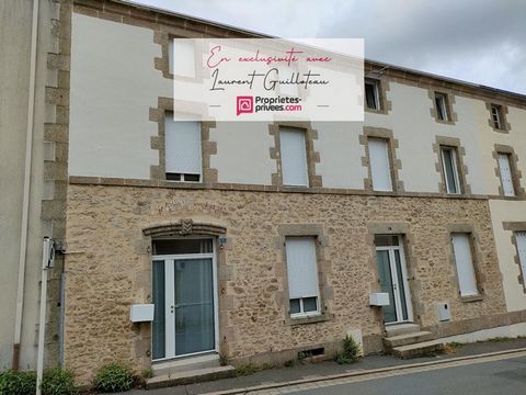 VENDEE 85130 La Verrie axe Cholet, les Herbiers, à 10 mn du Puy du Fou. Laurent GUILLOTEAU vous propose en exclusivité cet ensemble immobilier composé de 2 appartements T3 et T4 à 262 000 euros (Honoraires charge vendeur). Bien disponible au 1er juin...