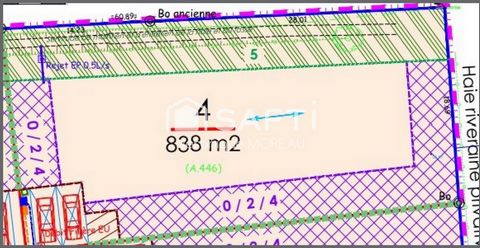 Beau Terrain viabilisé, libre constructeur