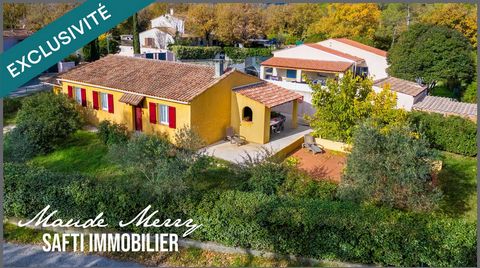 Maison de plain-pied de 90 m2 - 3 chambres - garage de 20 m2 - climatisation réversible gainable dans toutes les pièces - terrain de 800 m2 entièrement clôturé - tout à l'égout