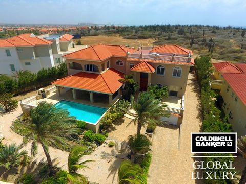 Appreciate the dramatic contrast of nature and enjoy the views of the Caribbean Sea, the Northern coast of the island and the Golf Course from the first floor, second floor and your roof terrace. This magnificent estate located in the exclusive, ulti...