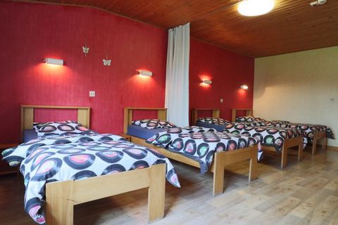 This holiday home is located in the Montleban region in the Ardennes part of Belgium. It is great for a group of families, accommodating 18 in 5 spacious rooms. There is a great valley atmosphere of the Ourthe River. The forest is only 100 m away, wh...