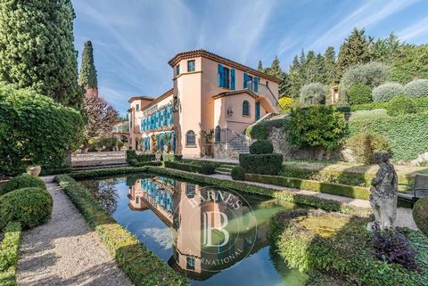 Experience the epitome of luxury living in this rare estate, located in one of the most prestigious residential areas of Grasse. This elegant mansion spans over 900 square meters of living space and sits on 5 hectares of impeccably landscaped grounds...