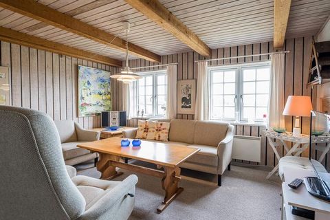 On the most beautiful whitewashed thatched farm in Houstrup is one of a total of three apartments. The apartment is decorated in the most cozy farmhouse style. Kitchen and living room are in open connection with each other. It should be mentioned tha...