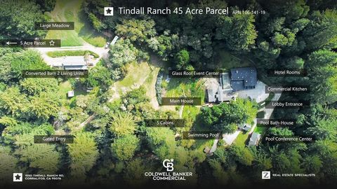 This could be the ultimate Family Compound or, a Retreat/Conference Center only 5 miles up Eureka Canyon Rd. from Corralitos Market. Pass through the private gate onto a Mystical Property as described by those who have visited, Includes two parcels, ...