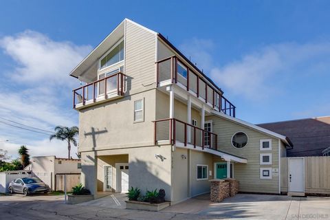 Breathtaking ocean views from this turnkey home located in the coveted Bird Rock neighborhood! Set back from La Jolla Blvd., this spacious 2,254 sq. ft. home boasts 3 levels, 4 bedrooms, 4.5 newly-renovated bathrooms, and an elevator for effortless g...