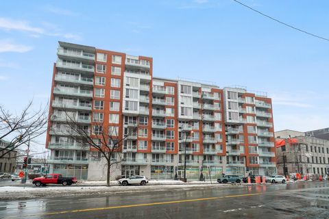 LOWNEY 5-6-7 - Superb condo on the 4th floor, includes a balcony on peaceful Montford Street. In the heart of Griffintown, it is located near the city center, old Montreal (10 minutes on foot), the Lachine Canal, the Bell Center and the École de Tech...
