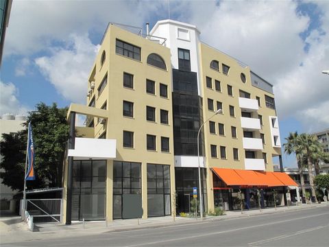Office for rent on Makariou Avenue. The office is on the first floor of the building on one of the busiest streets in Larnaka The office consists of: Internal Area of 100 sq.m. Veranda 11 sq.m. Rental Terms: Rental period 1 or max 2 years (with provi...