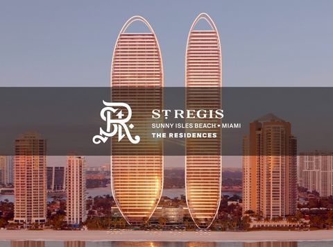 Ideally situated along 435 linear feet of pristine white sand beach and immersed in unforgettable ocean views, The St. Regis Residences, Sunny Isles Beach, Miami, represent the height of exquisite living—where skyline-defining architecture, visionary...