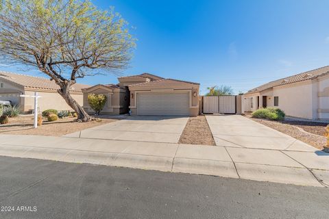 Welcome to the Gated Community of Canyon Ridge West! This stunning home offers privacy with no neighbors behind and boasts a sparkling pool with a soothing waterfall feature, along with a convenient RV gate and added parking for all your outdoor stor...