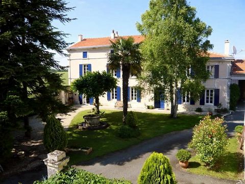 Impressive property with gites is set on the edge of a charming hamlet in glorious Charente-Maritime countryside, and was originally a cognac merchants' domain. In addition to the principal residence, there are 5 high quality gites and a range of ver...