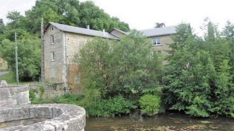 The mill on three levels covers over 500 m² including 2 islands and over 4000 m² of land a short bike ride to the sought after historic village Charroux with restaurants and shops. Much of the essential restoration the owners advise has been complete...
