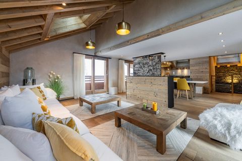 This superb duplex apartment of 128,27 m2 is located in a sought-after area of Meribel, with direct access to the ski slopes of the trois vallees ski area. Notable features of this flat include not only its prime location, but also its functional lay...