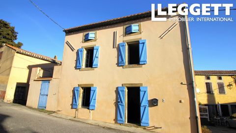 A26819NE11 - In the hilltop village of Fenouillet-du-Razès you will find this spacious village property. In the heart of the village, but detached, you can soak in rural life from one of the two terraces or enjoy a sunset over the Pyrenees from the n...