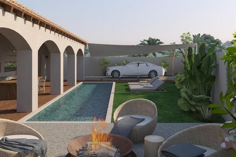 Opportunity !!!! The house is being designed and includes two bedrooms, one of which is en suite, two bathrooms, American kitchen with living room, large terrace, parking and garden (swimming pool and solar plate are optional). The price is for the h...