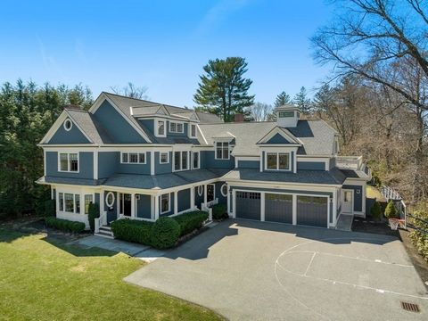 This beautiful architecturally designed home in West Newton Hill with wrap around porch sits on over a half acre of level land. This expansive almost nine thousand square foot home features beautiful millwork throughout and a very thoughtfully design...