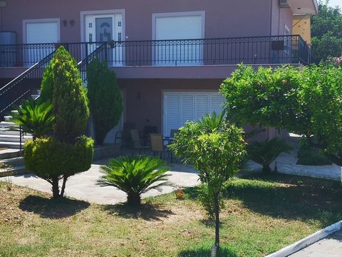 For sale together in the district of Paralia Markopoulo an apartment (in a building of two apartments - for sale the ground floor) and a maisonette of 57m² located at the back of the building (year 1975) on a plot of 1400 m². 500m from the sea. The a...