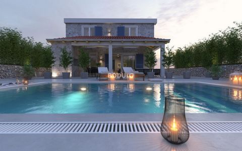 This beautiful newly built villa with a swimming pool is located in the place Ždrelac on the island of Pašman. The villa is a combination of tradition and modern design. Its stone exterior fits perfectly into the Mediterranean ambience, and the inter...