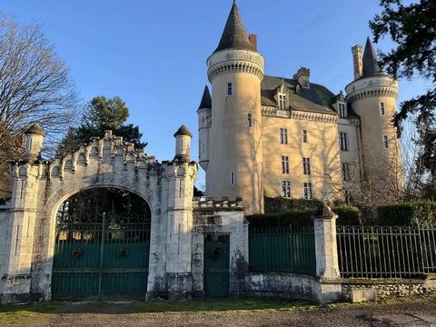 Step into the enchanting world of this centuries-old Château, where history weaves through hidden passages and mysterious doorways. Nestled in a serene village boasting a charming bakery and restaurant, this fortified masterpiece stands as a timeless...