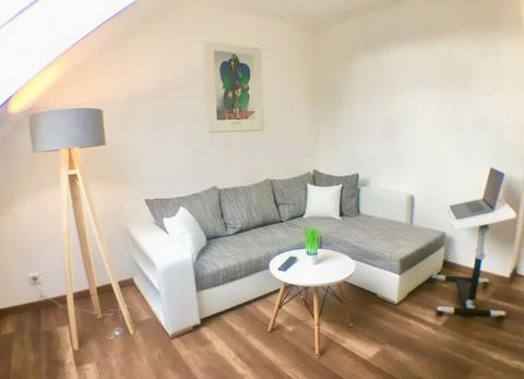 Our newly renovated 50 sqm apartment in the quiet and very desirable district of Nuremberg Thon, we have furnished for you with great attention to detail. -The bathroom, as well as furnishings in the living and sleeping area are all new (except kitch...
