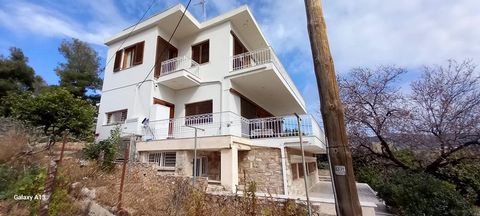 Escape to your own paradise in Porto Rafti with this stunning detached house, offering the ultimate in luxury living. Features: Spacious villa spanning 210 sq.m. Divided into two apartments: Ground floor: 75 sq.m. apartment with 2 bedrooms, a cozy li...